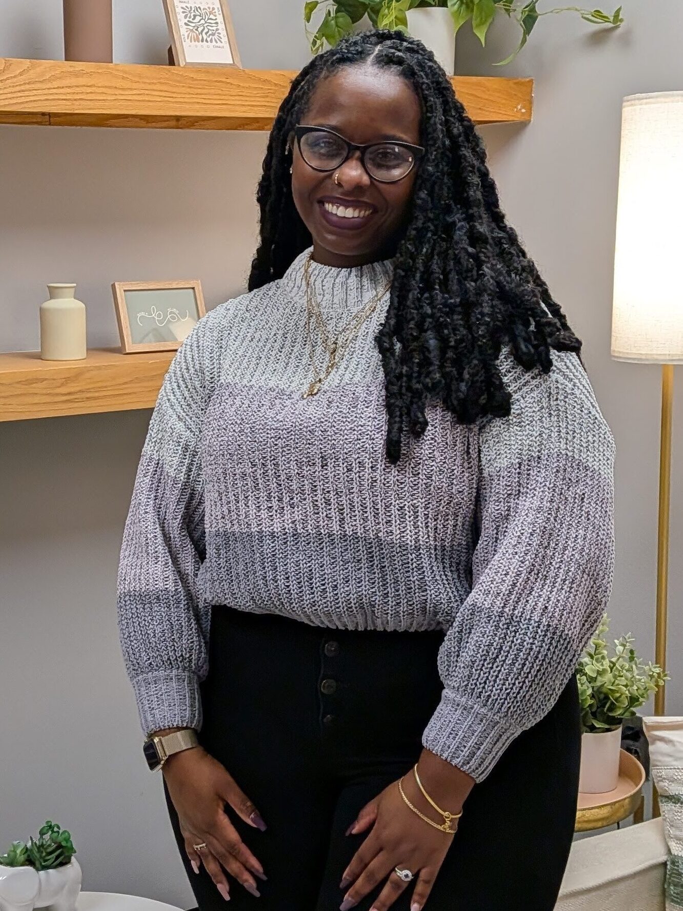 Professional headshot of Essie Bent, LPC-R, resident in counseling. Specialist in therapy for LGBTQ+ and BIPOC communities. Virtual therapy in Virginia.