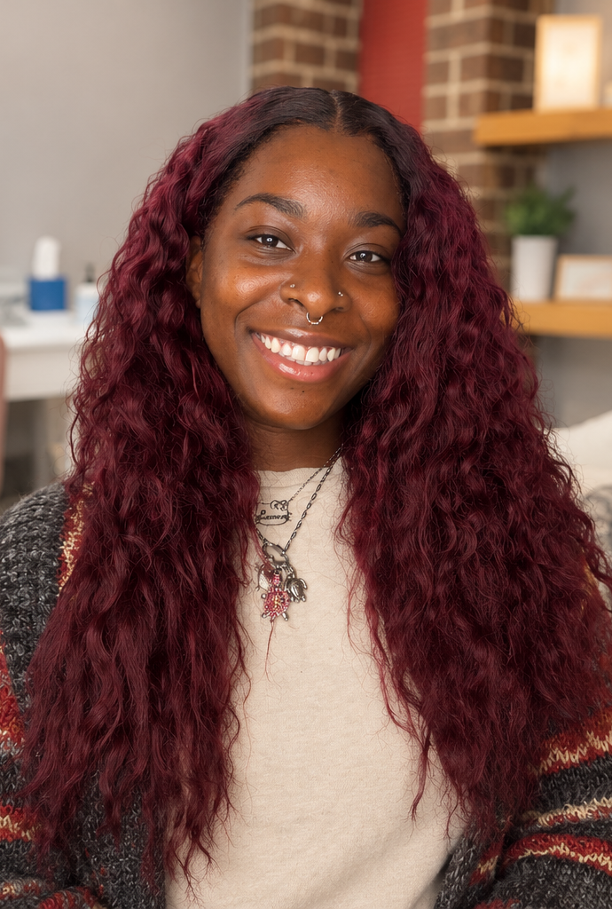 Professional headshot of Essence Connor, Barringer, MA. Virtual Administration for Intake and Billing Services at Keystone Therapy Group.