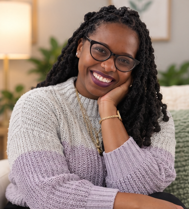 Professional headshot of Essie Bent, LPC-R, resident in counseling. Specialist in therapy for LGBTQ+ and BIPOC communities. Virtual therapy in Virginia.